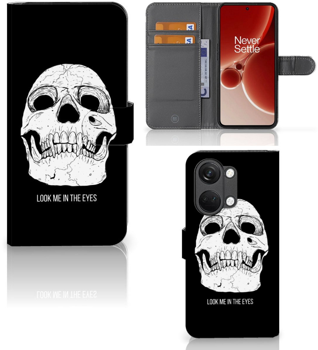 Telefoonhoesje met Naam OnePlus Nord 3 Skull Eyes