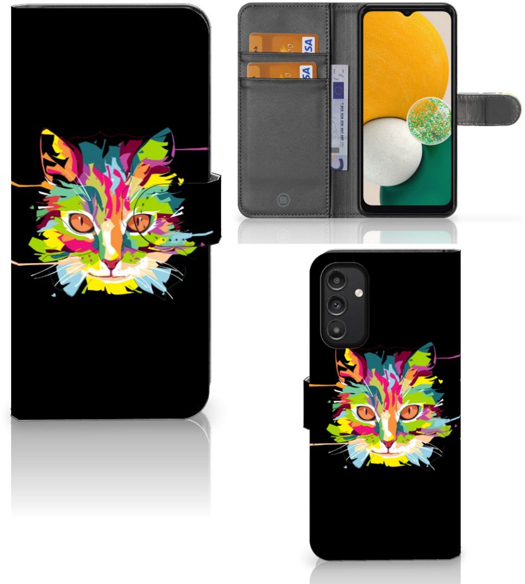 Samsung Galaxy A14 4G Leuk Hoesje Cat Color