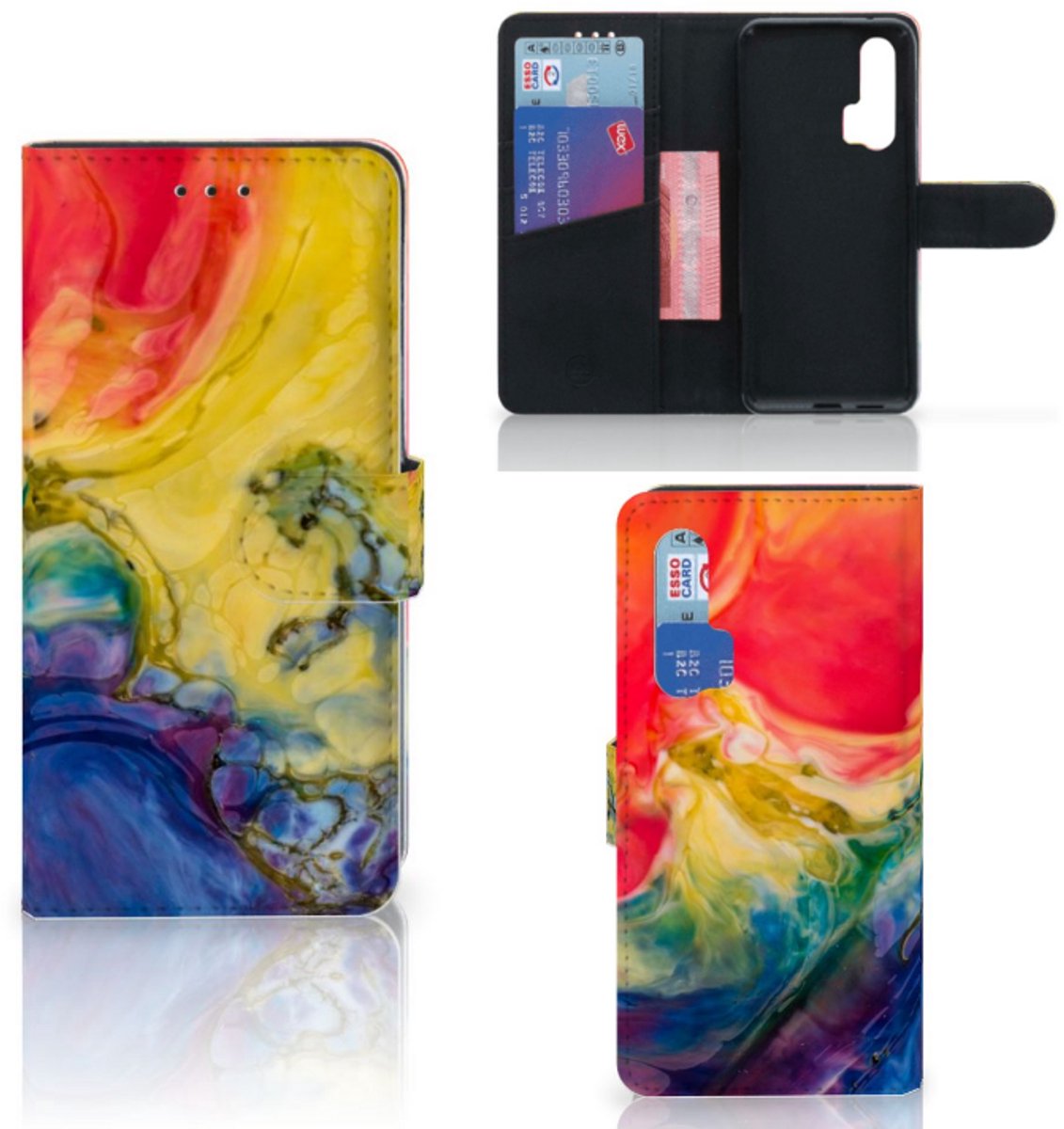 Hoesje Honor 20 Pro Watercolor Dark