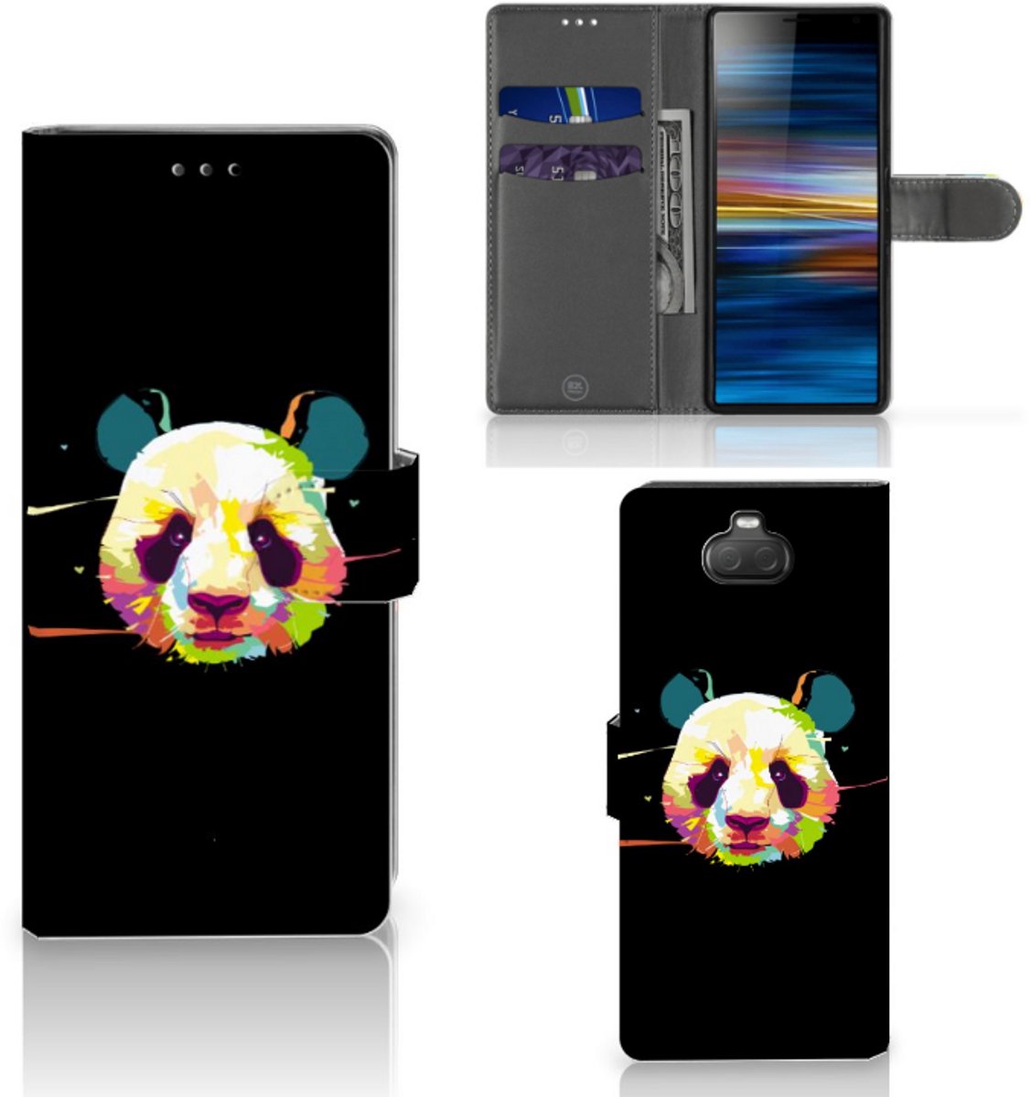 Sony Xperia 10 Leuk Hoesje Panda Color