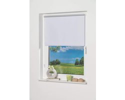 K-home Thermal Roller Blind, Blackout Roller Blind, No Drilling, White, 250 x 90 cm (L x W)