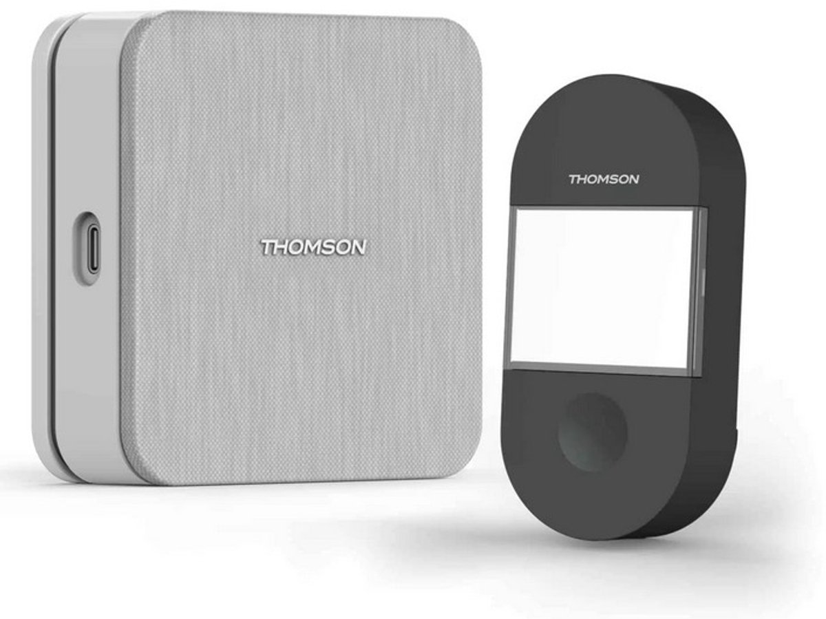 Thomson 513137 kinetische draadloze deurbel - op accu