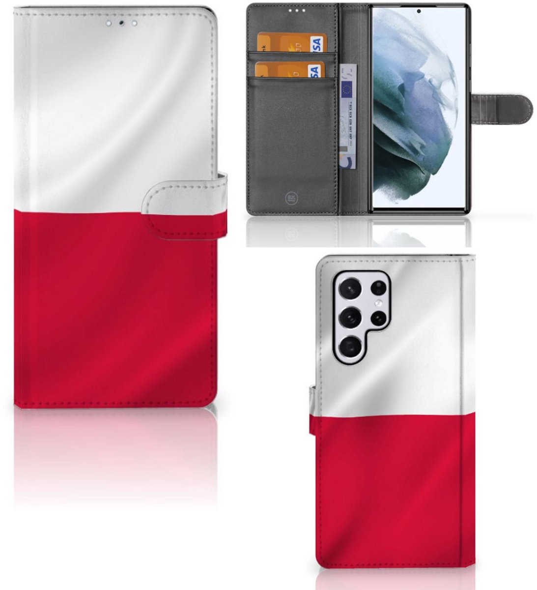 Samsung Galaxy S22 Ultra Bookstyle Case Polen