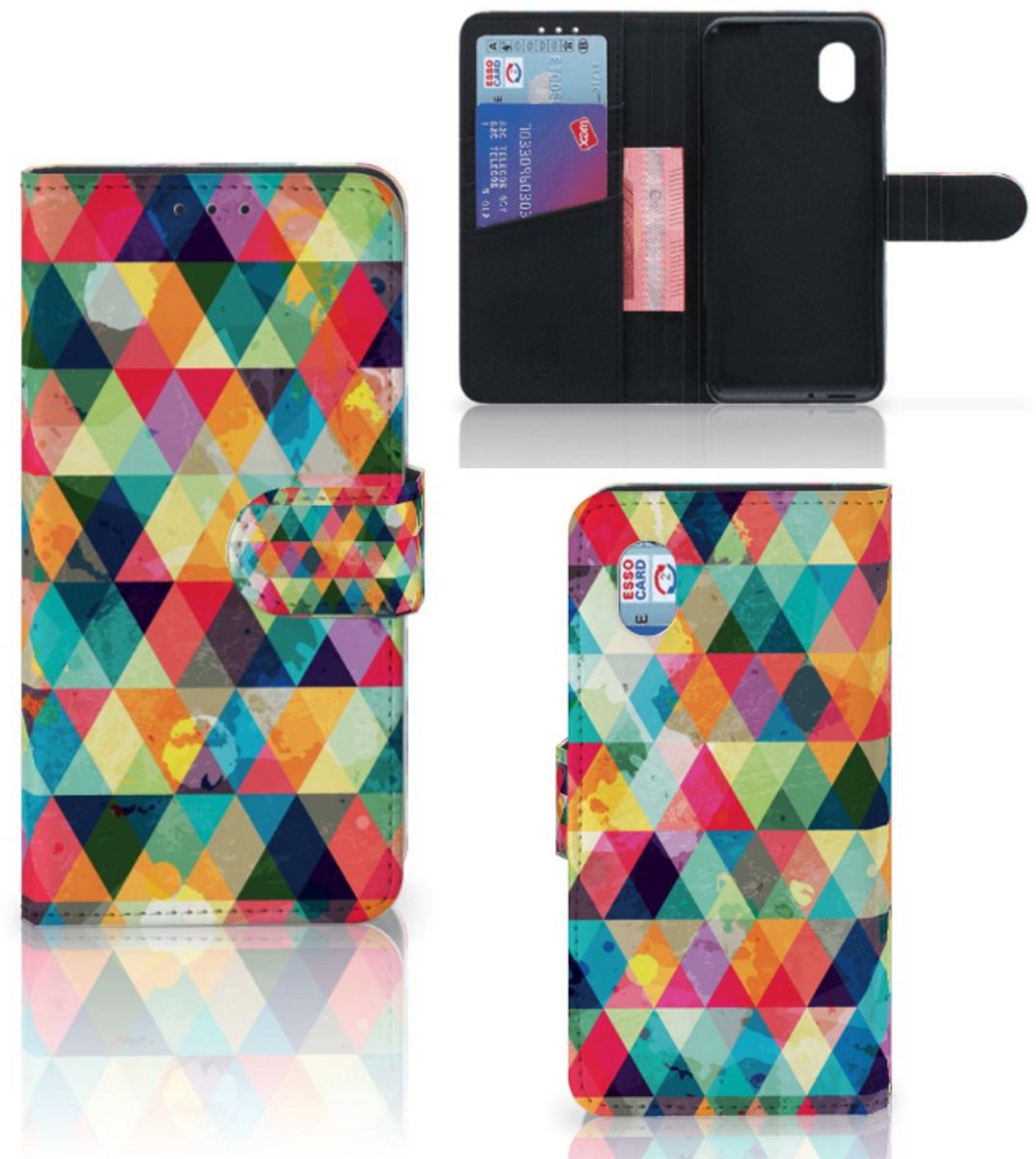 Alcatel 1B (2020) Telefoon Hoesje Geruit