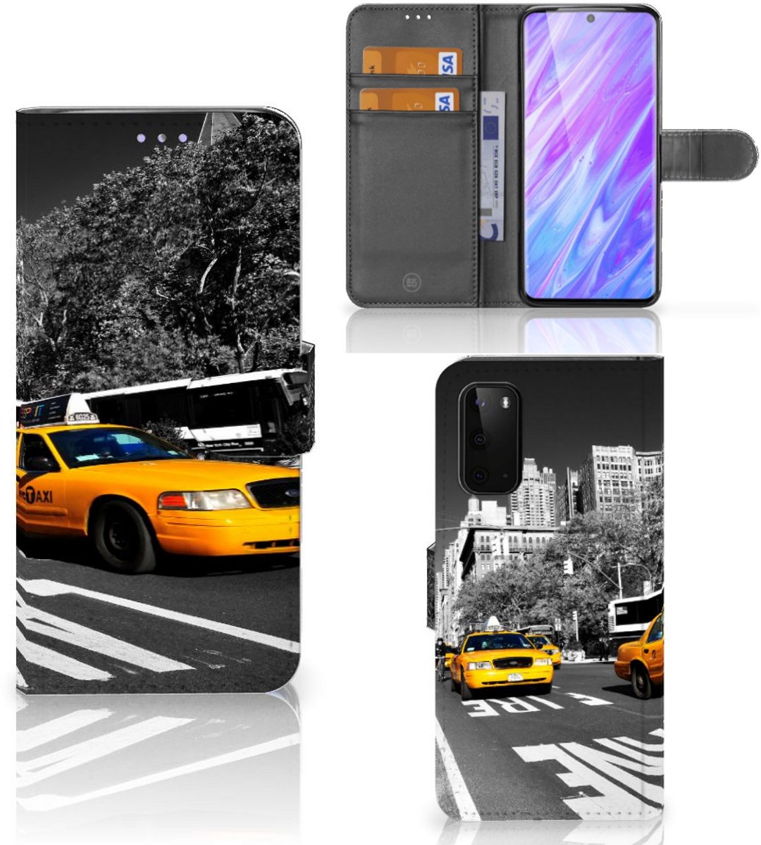 Samsung Galaxy S20 Flip Cover New York Taxi