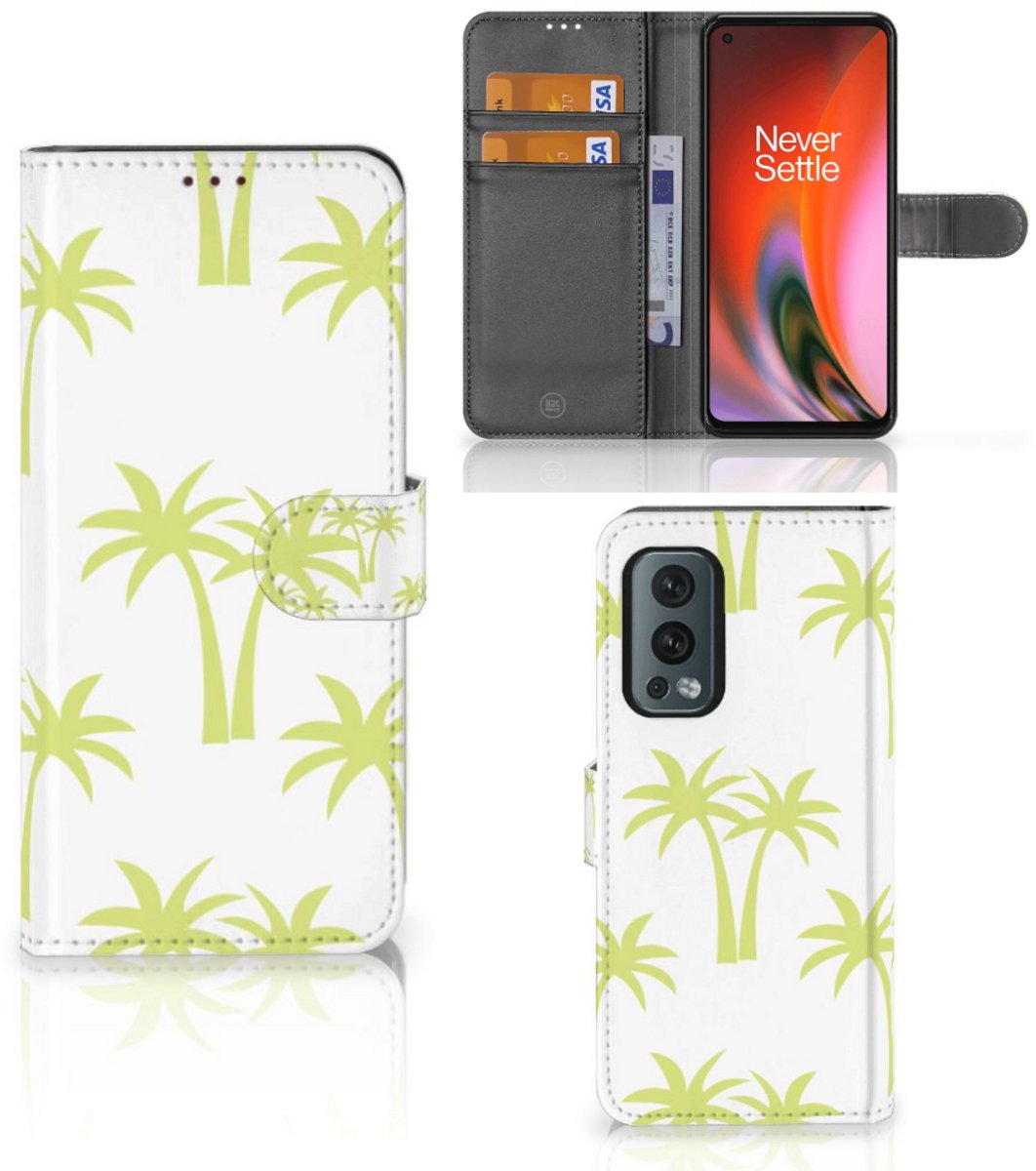 OnePlus Nord 2 5G Hoesje Palmtrees