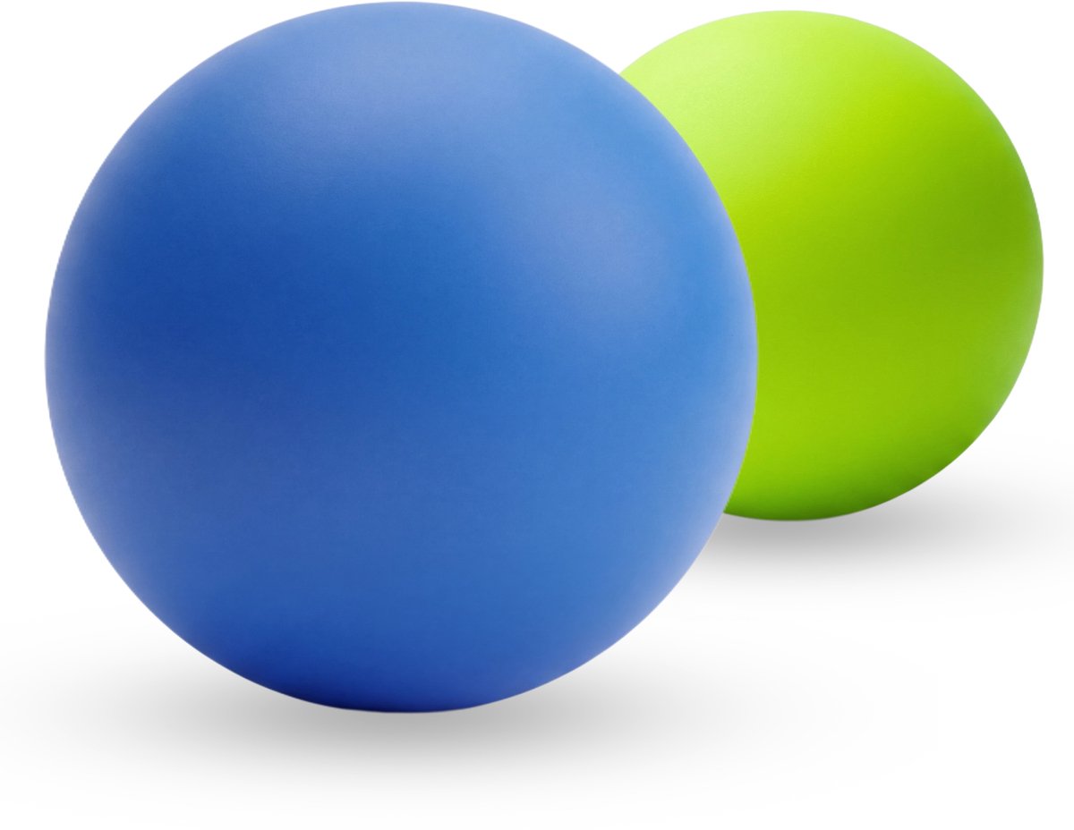 YYchan Stressballen Volwassenen -2 Stressballen - Handtrainer - Voor Spierontspanning - Blauw en Groen