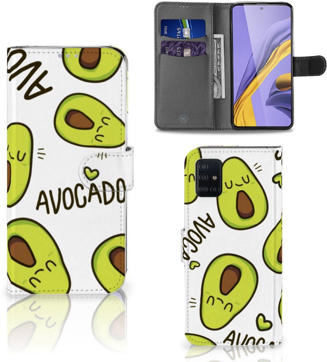 Samsung Galaxy A51 Leuk Hoesje Avocado Singing