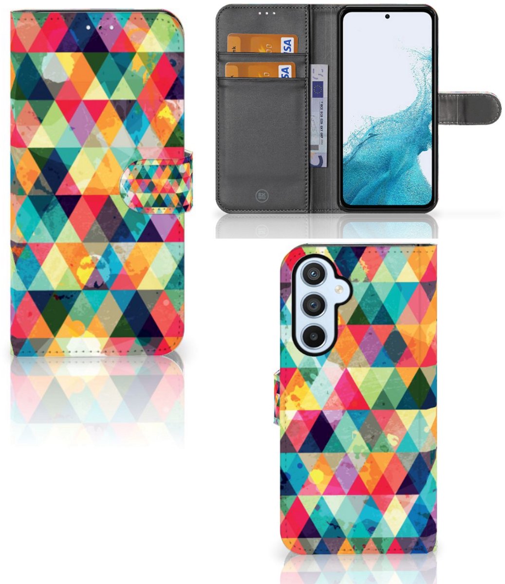 Samsung Galaxy A54 5G Telefoon Hoesje Geruit