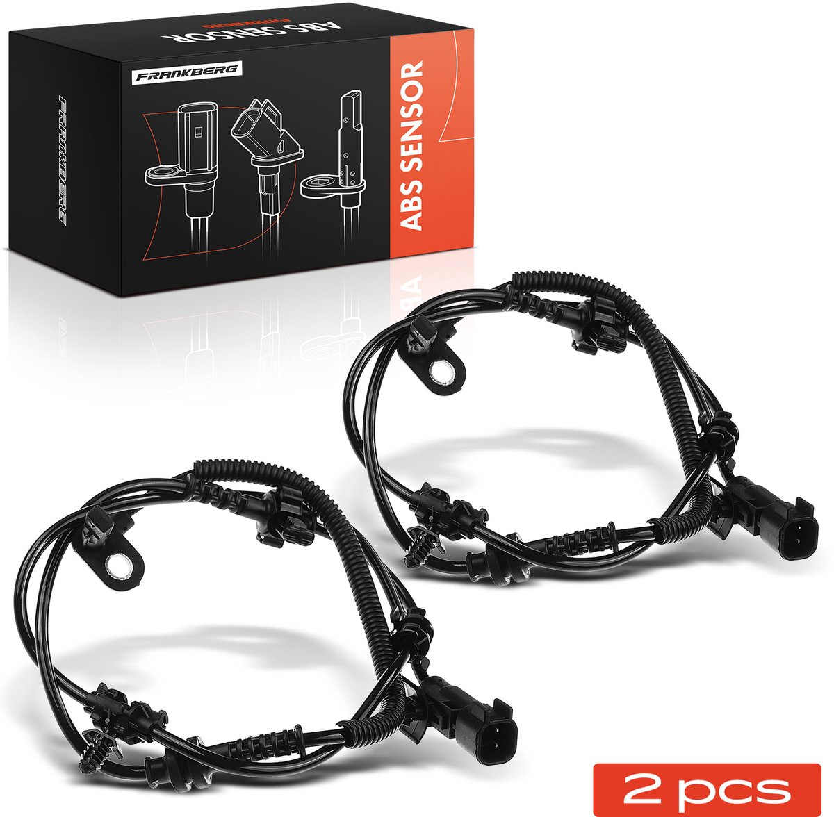 Frankberg 2x ABS Sensor Vooras voor Opel Astra K Sports Tourer