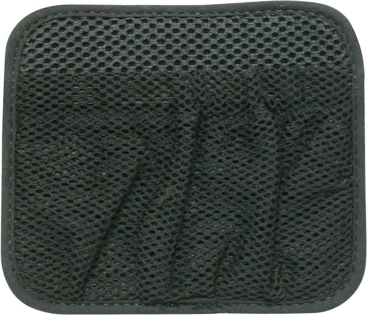 Nettas Auto - Opbergnet Tas - Auto Opbergen - Met Kleefhouder - 16.8 x 16.4 x 2 cm - Zwart