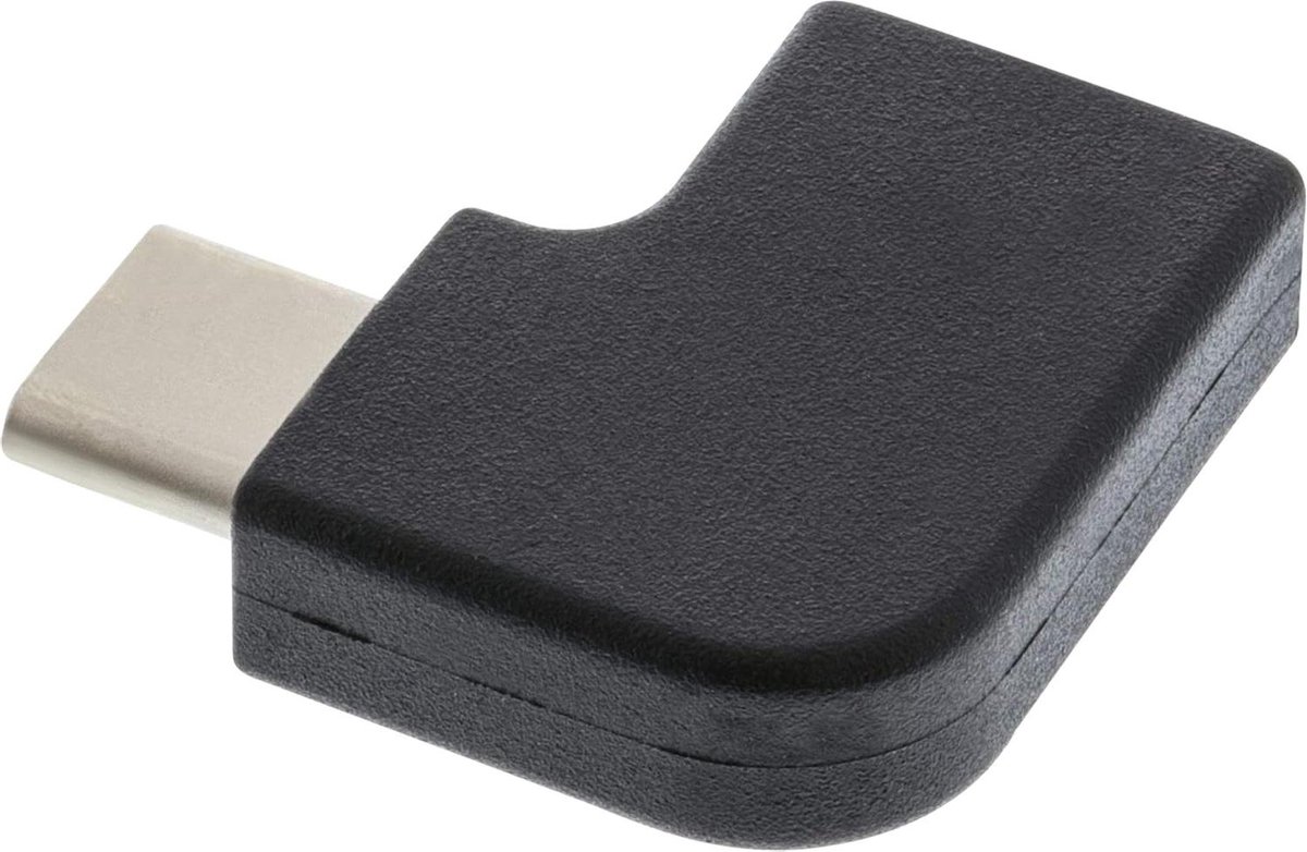 USB C Adapter - Type C Verloop - Data Overzetten - 90 Graden Hoek - 10 GB/s - Zwart