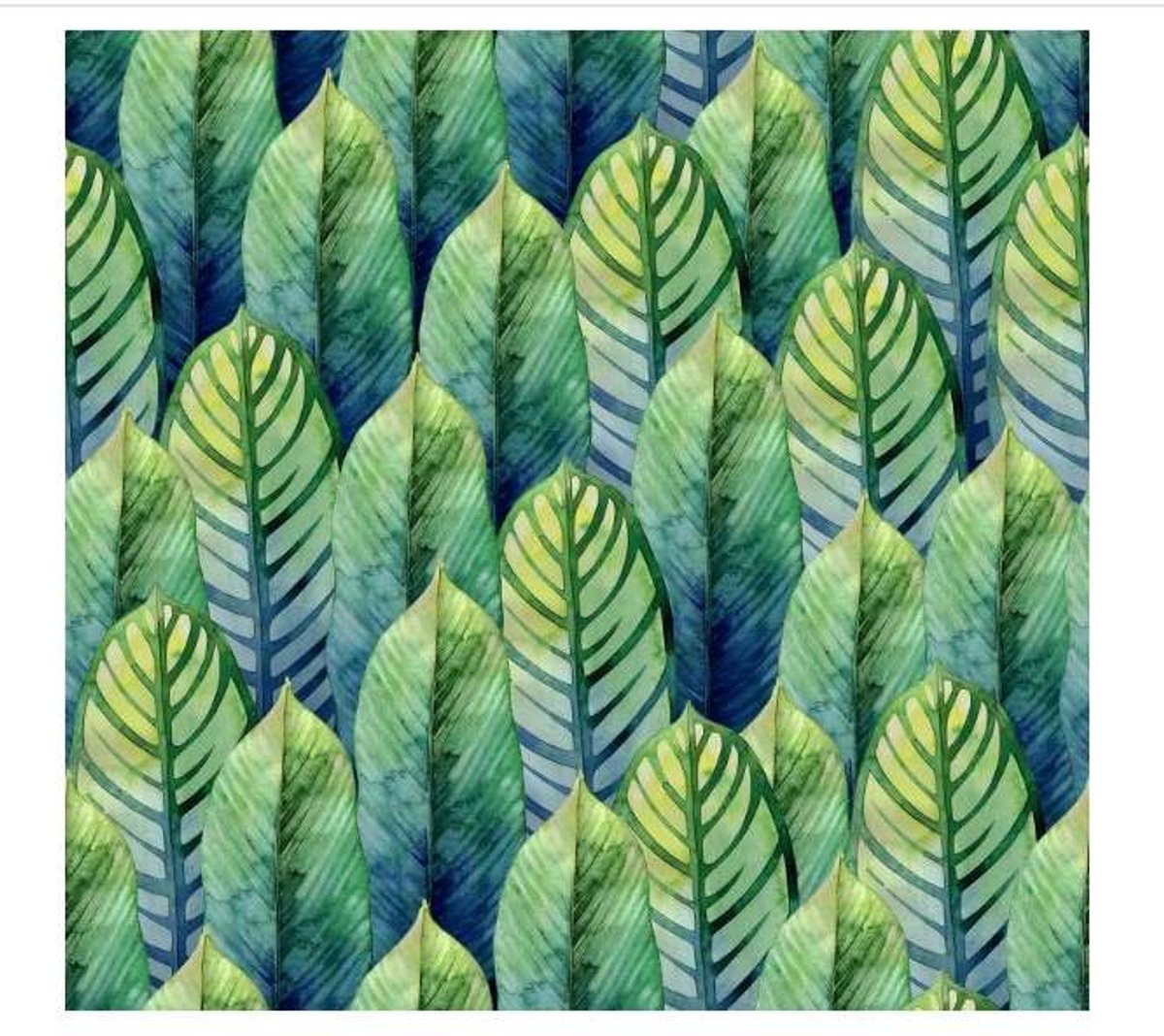 Merkloos Jungle Green Serie - Zelfklevend Behang - 44,5cm x 7m - PVC - Waterdicht