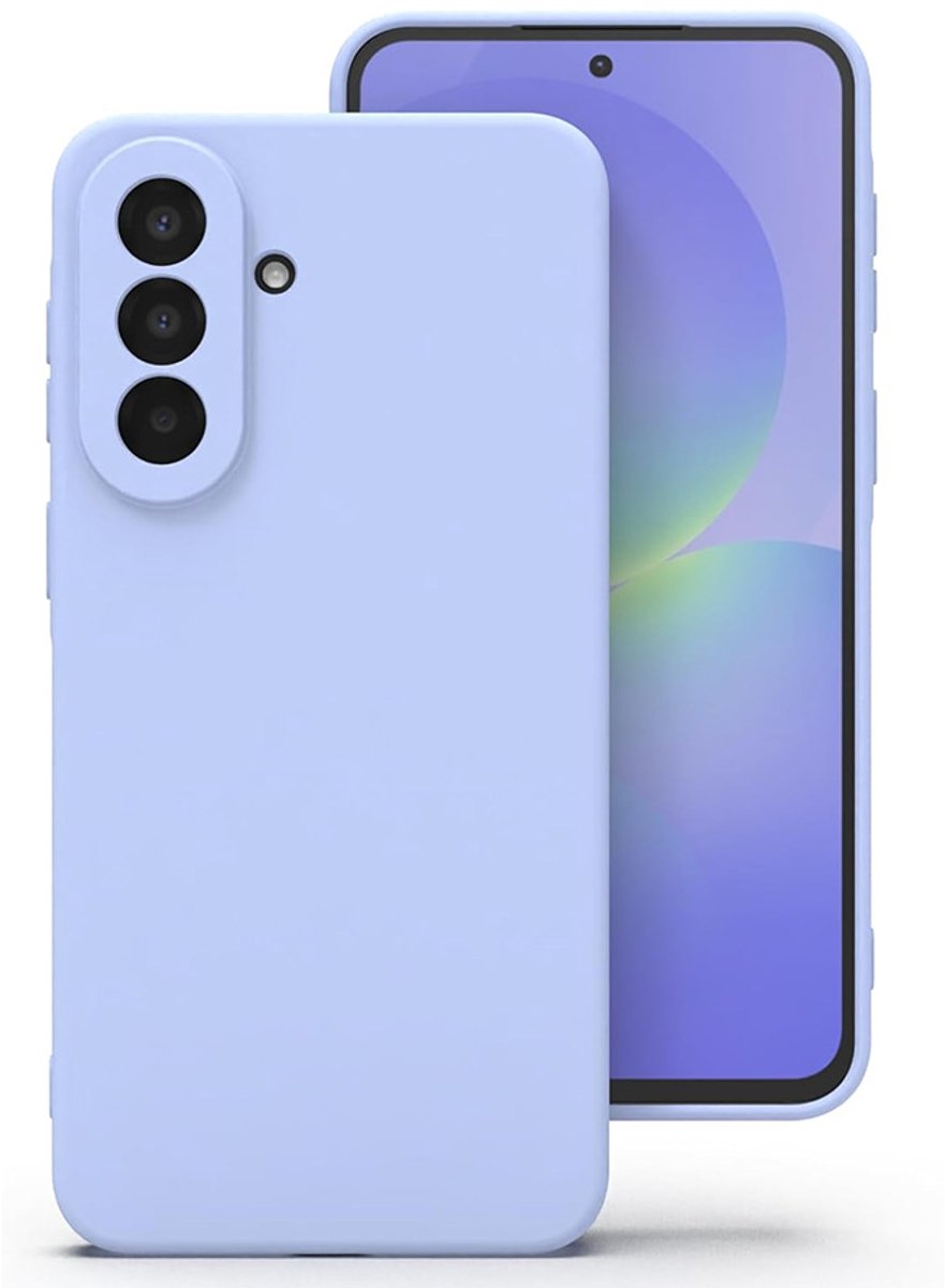 CaseMania Backcase hoesje geschikt voor Samsung Galaxy A37 - Effen Lila - Silicone