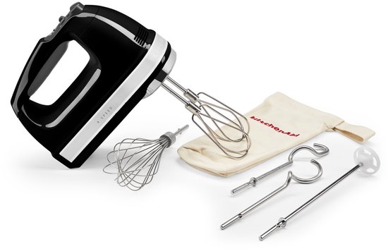 KitchenAid Artisan 5KHM9212EOB - Handmixer - 85 W - Onyx Zwart - 9 Snelheden van Merkloos — afbeelding 3