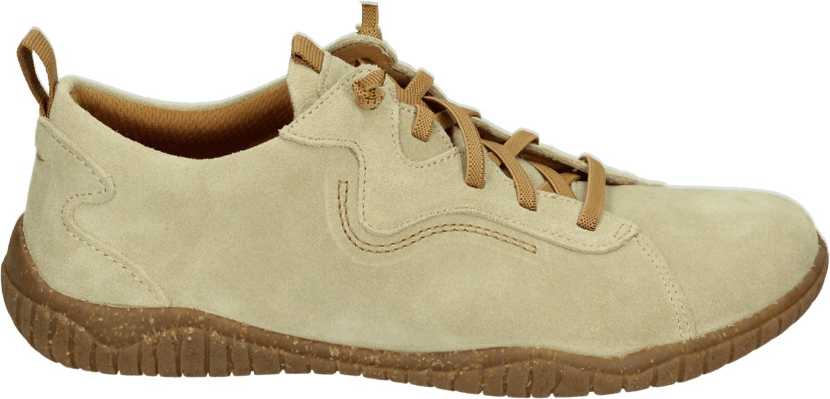 Josef Seibel - WYNONA 01 - Dames veterschoenenBarefoot - Kleur: Wit/beige - Maat: 38