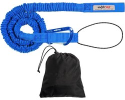 Fiets Bungee Sleeptouw - Trekkoord Fietsen - Samen Fietsen - Koud Weer Getuned - 137 cm tot 365 cm - Blauw
