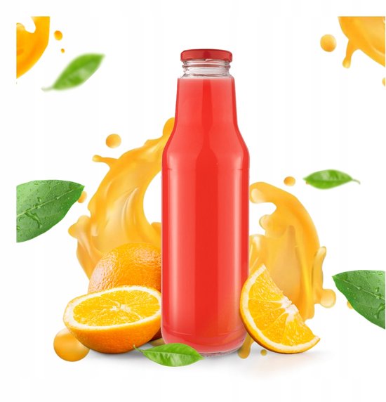Kubuś - Glazen Flessen - 750ml - Met Deksel — afbeelding 3