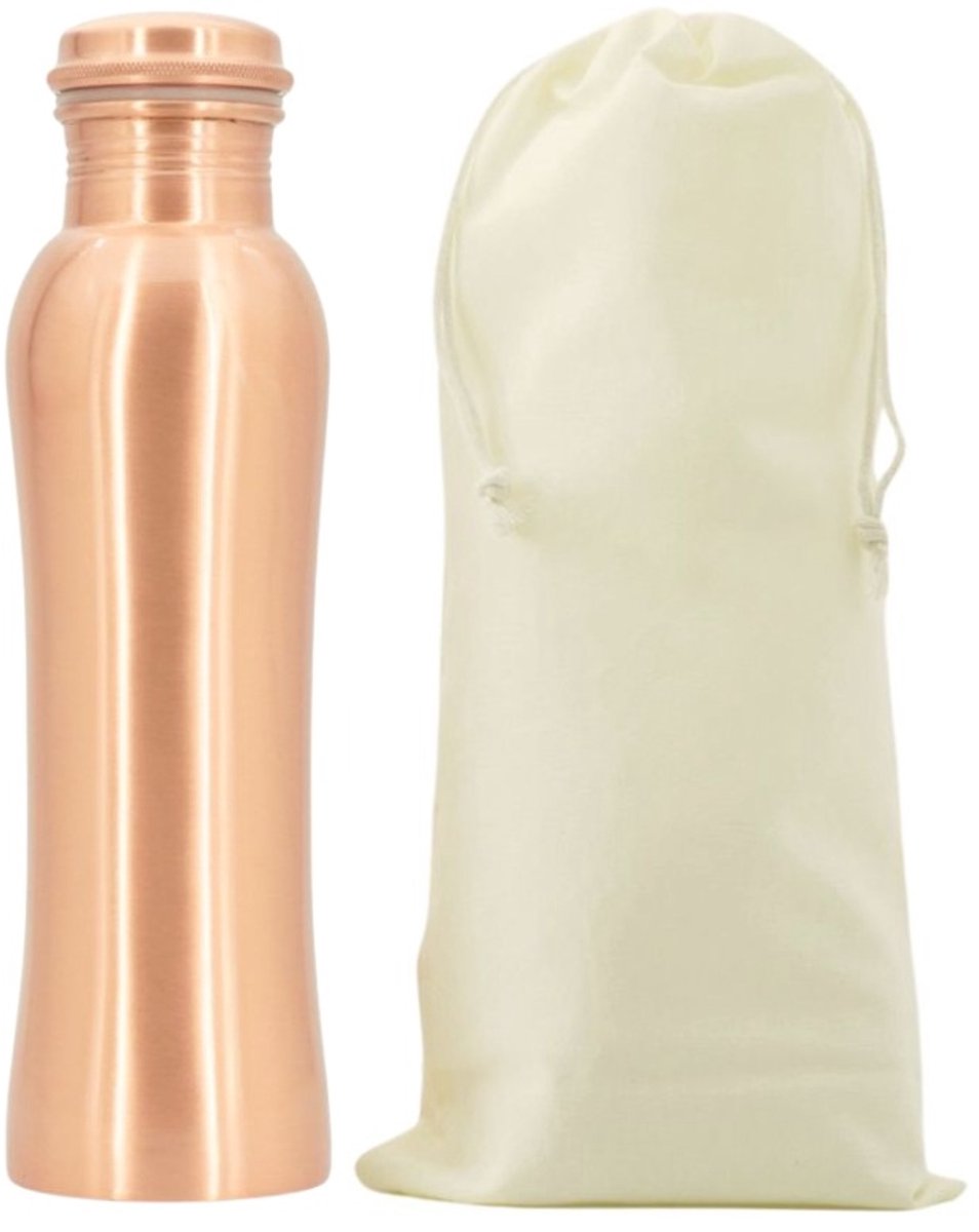 Gisane AURA MATT - Koperen Fles - 950 ml - Satijnen Afwerking - Handgemaakt