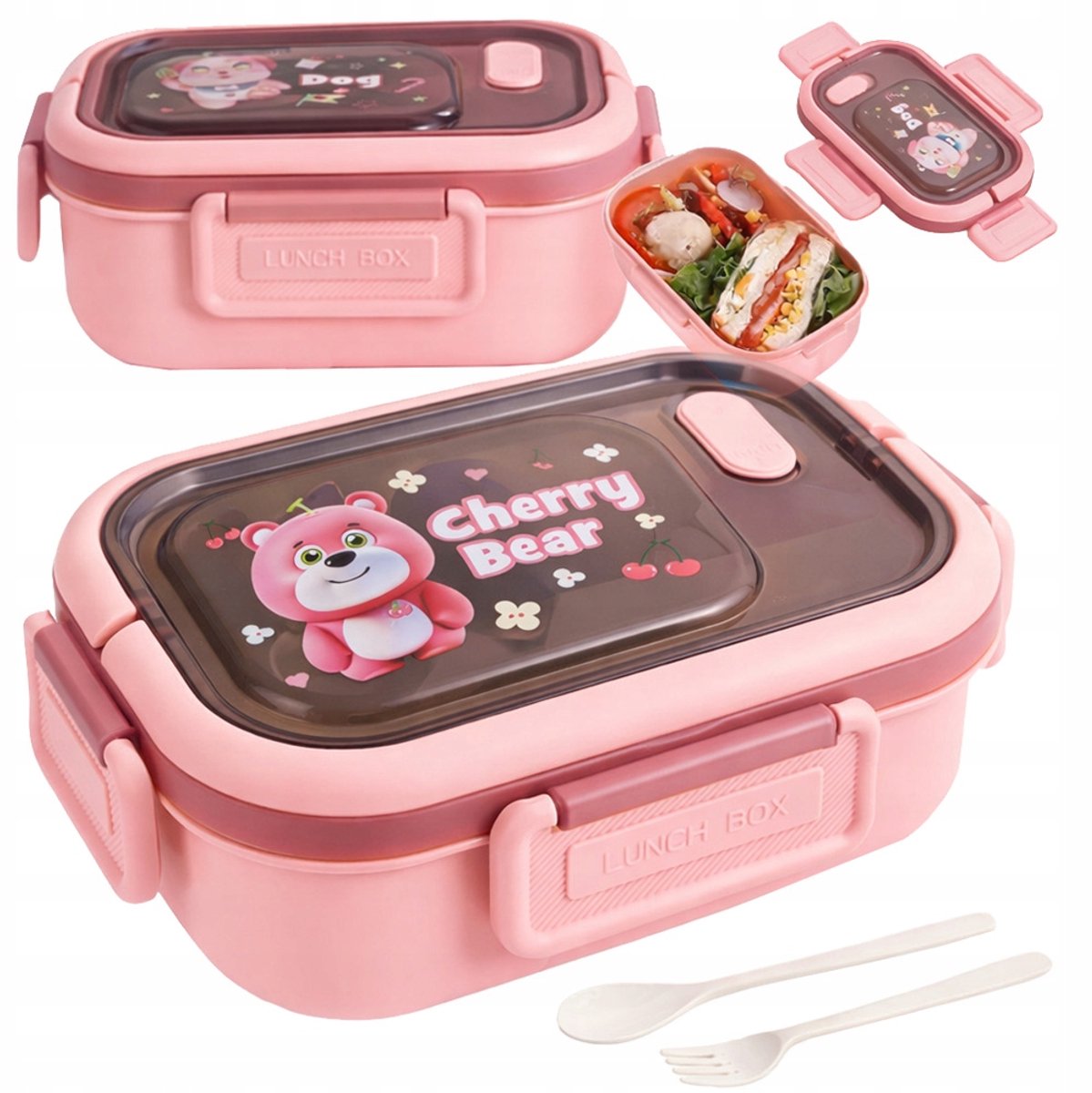 Verk Group - Lunchbox - Roze - 1,2L - Met Schedes