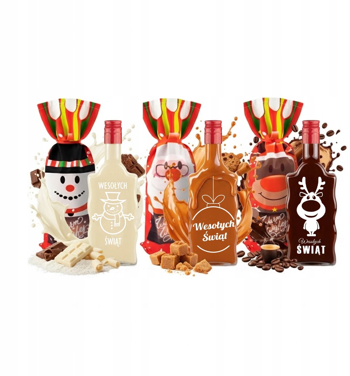 Bimberek - Butelka Fala met Nadruk - 500ml - Kerstcadeau