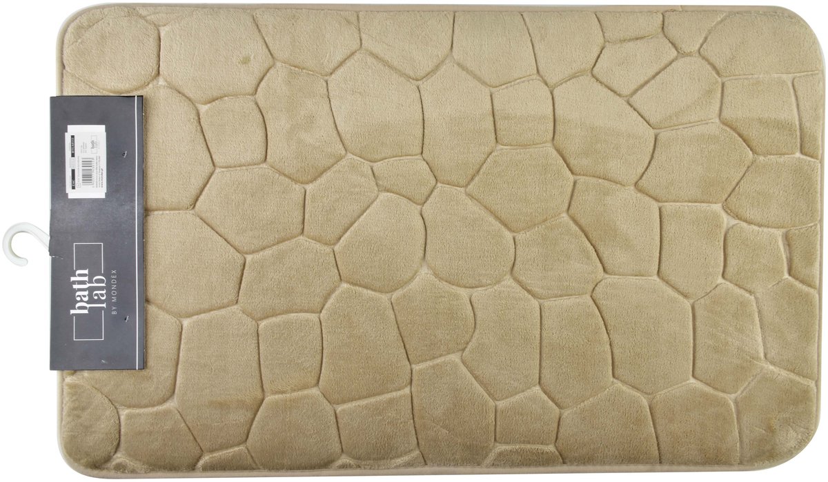 Mondex - ZAC Badkamerkleed 50x80cm -Badkamermat - Beige