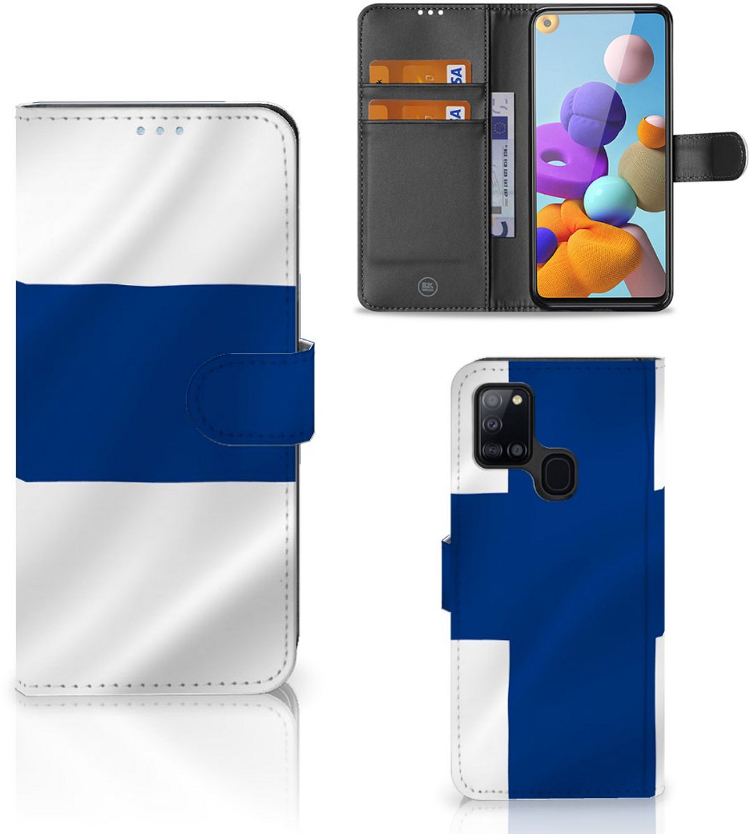 Samsung Galaxy A21s Bookstyle Case Finland