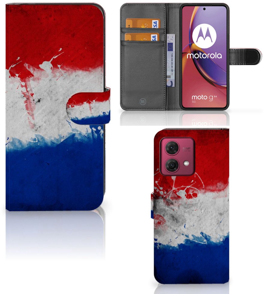 Motorola Moto G84 Bookstyle Case Nederland