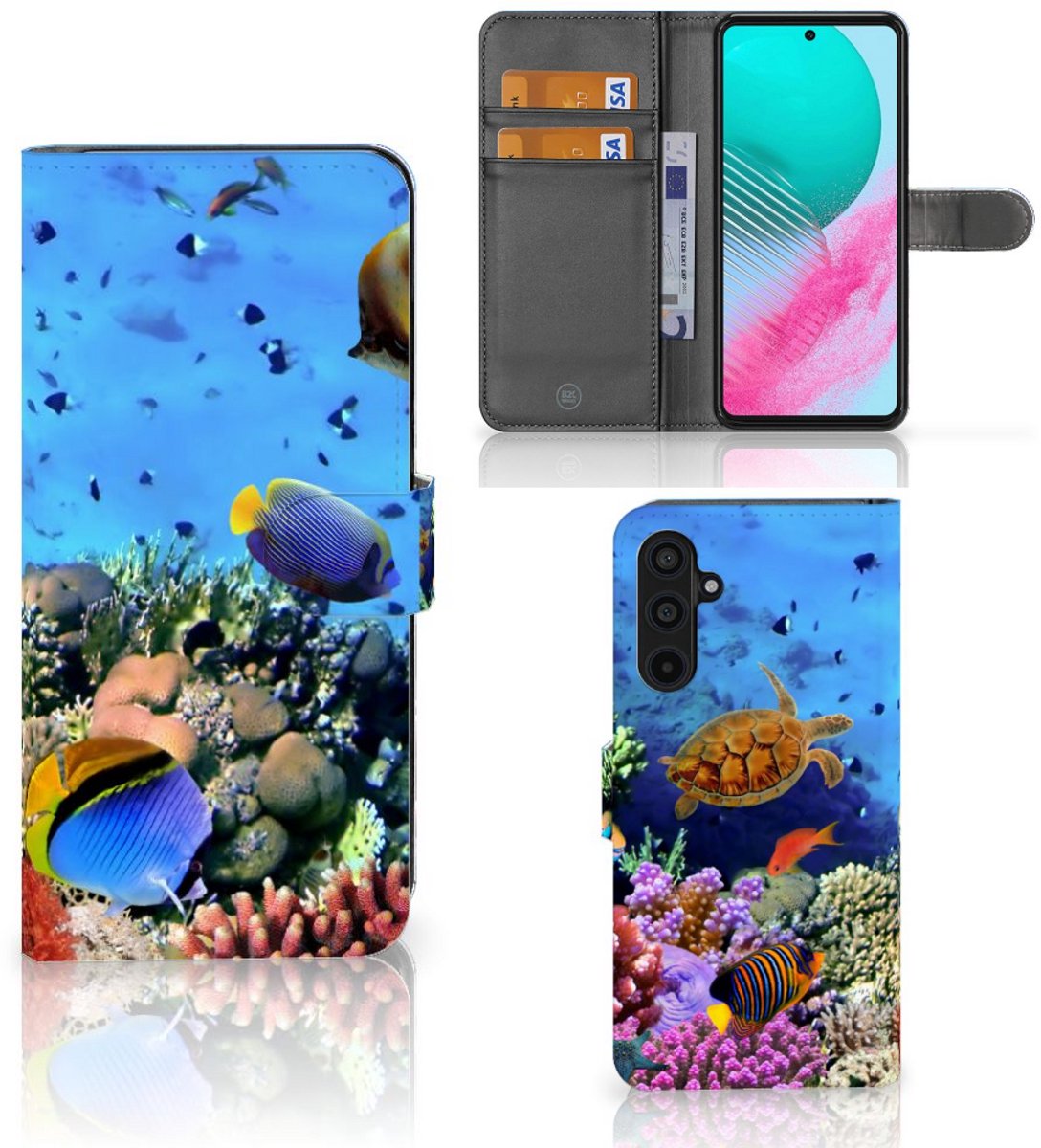 Samsung Galaxy M54 Telefoonhoesje met Pasjes Vissen