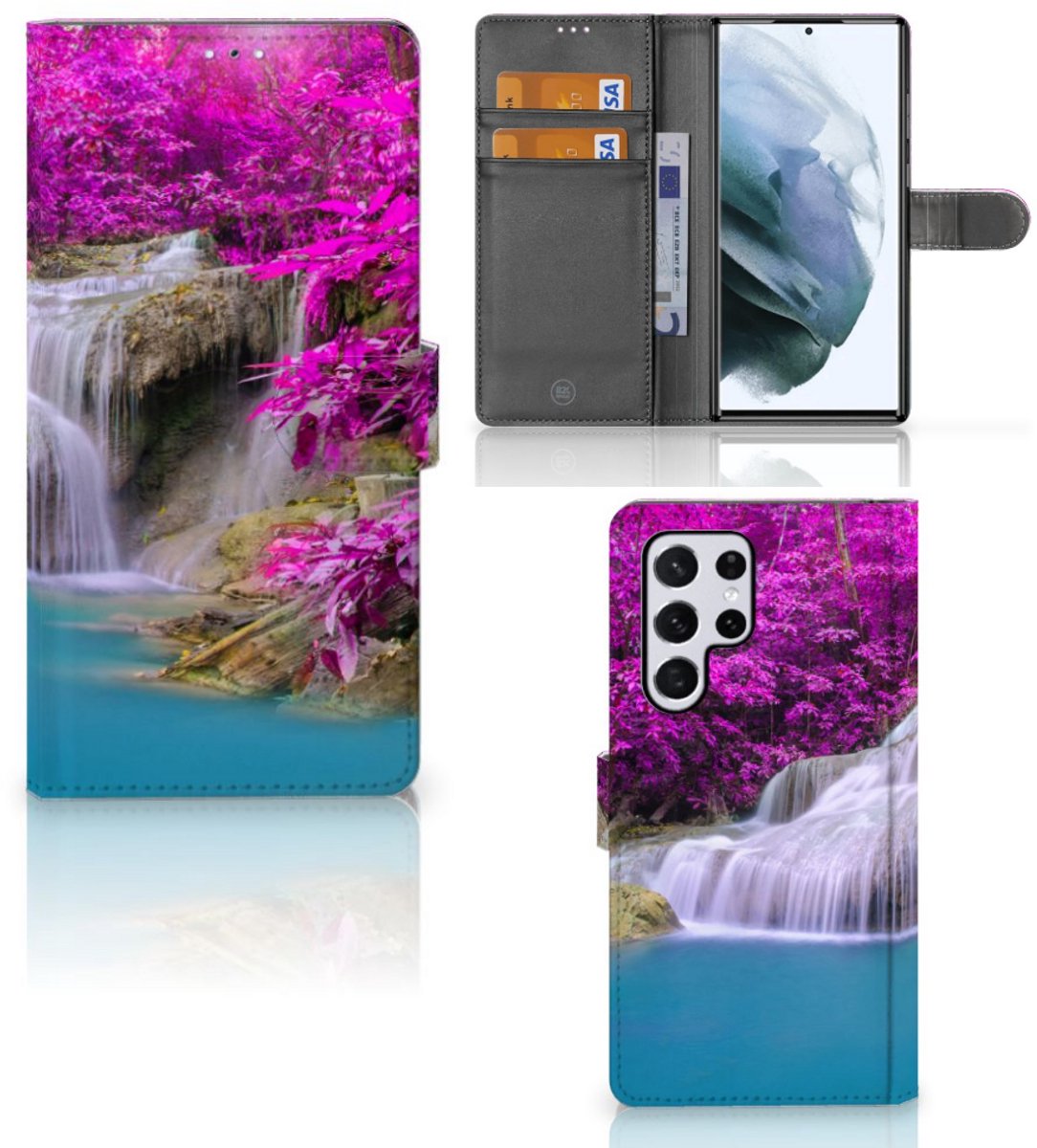 Samsung Galaxy S22 Ultra Flip Cover Waterval
