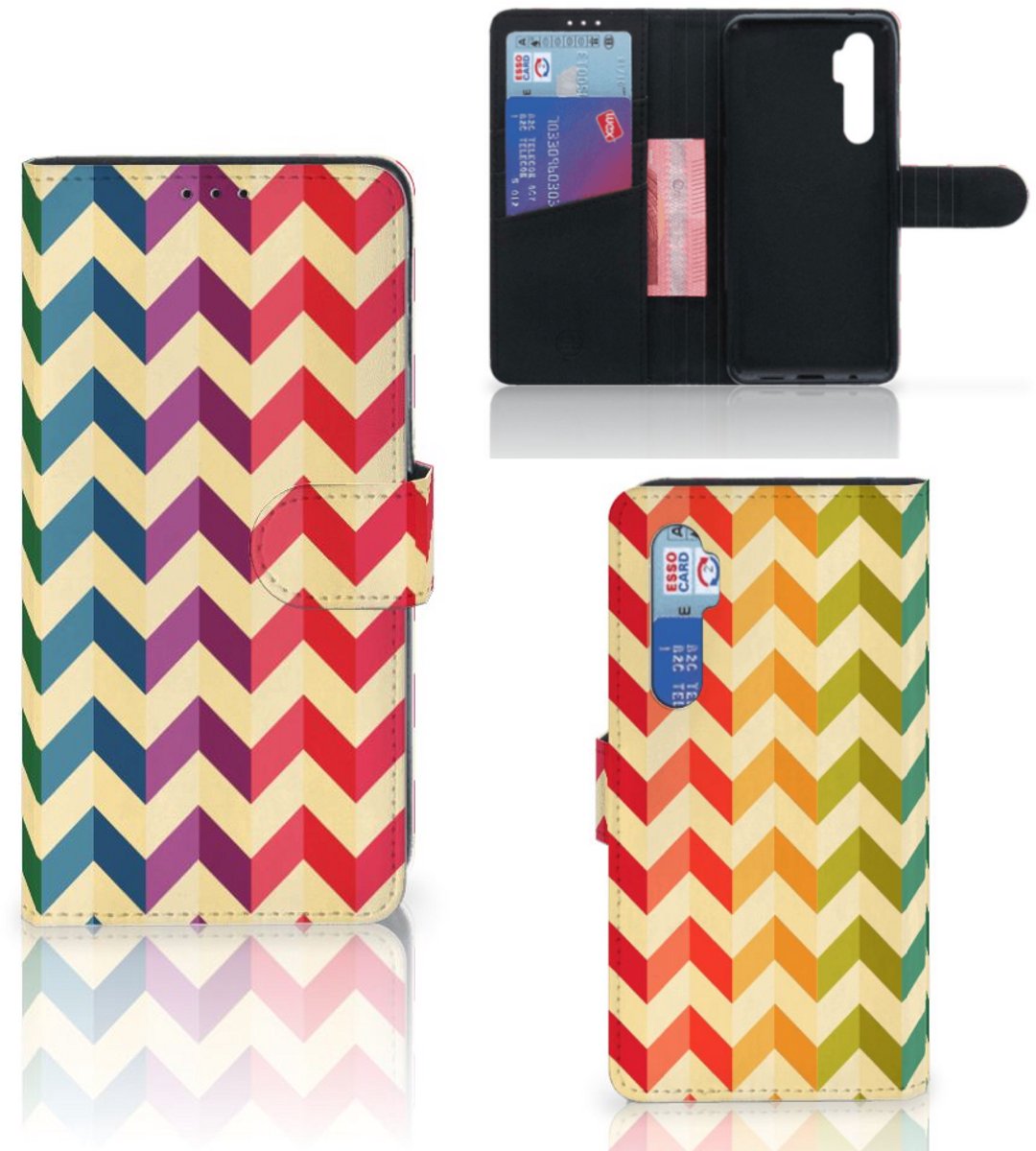 Xiaomi Mi Note 10 Lite Telefoon Hoesje Zigzag Multi Color