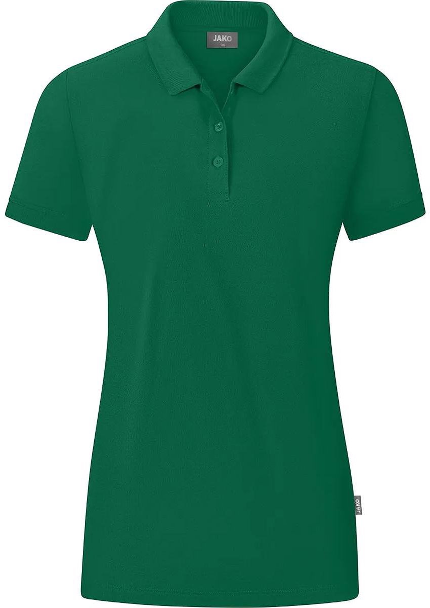 Jako Organic Polo Dames - Groen | Maat: 38
