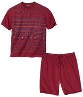 ATLAS FOR MEN - Zomerpyjama met micromotieven - Heren - Verkrijgbaar in grote maten - XXL