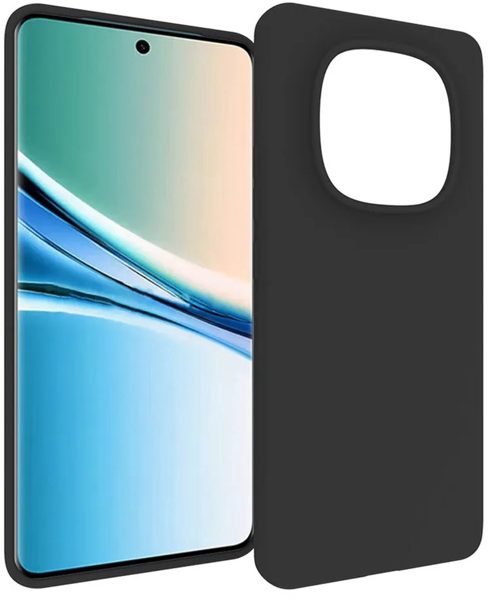 MobyDefend Hoesje - Geschikt voor Xiaomi Redmi Note 15 5G - TPU Backcover - Mat Zwart