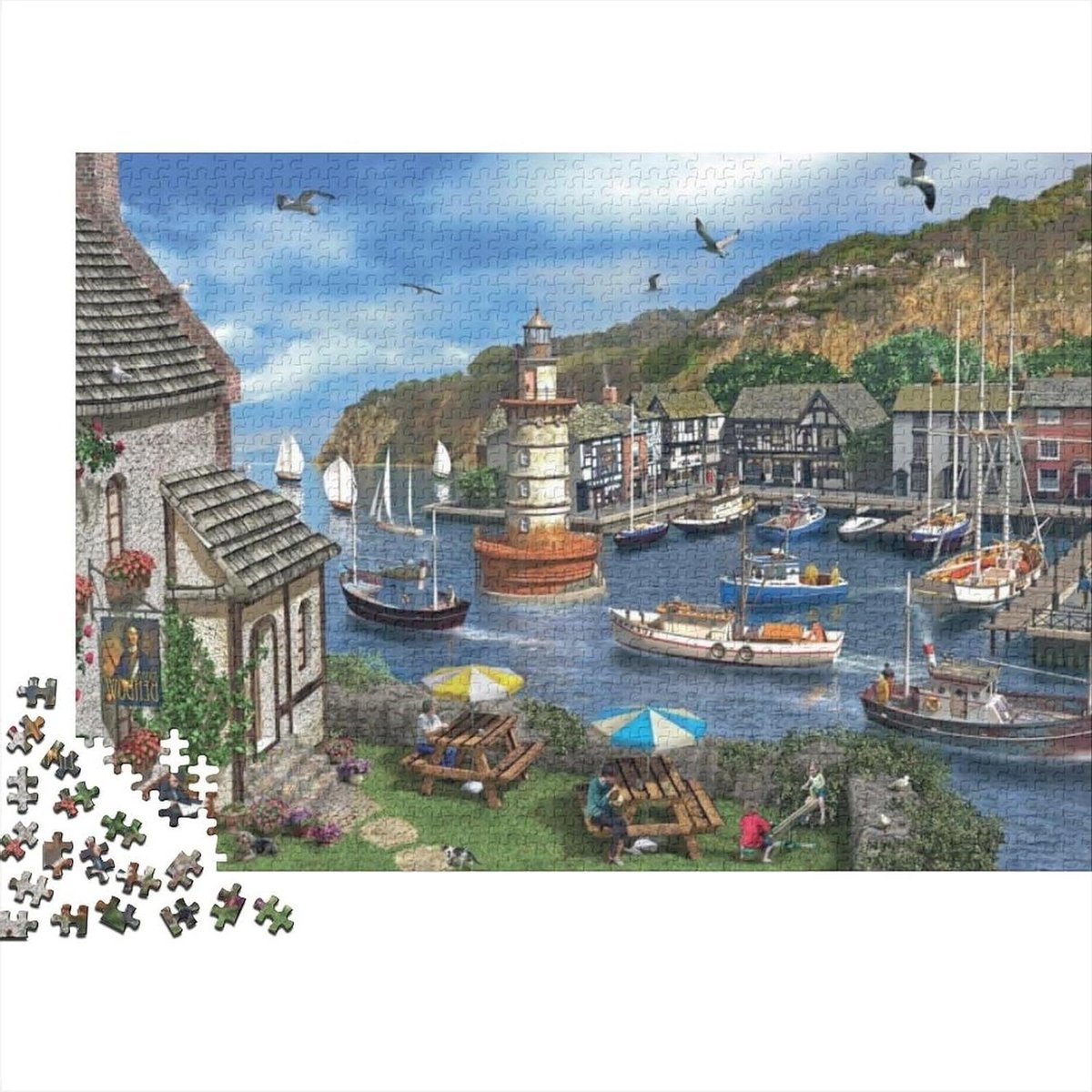 Legpuzzel 1000 Stukjes - Puzzel Volwassenen - Ontspanning Thuis - Gedetailleerde Print - 75x50cm - Stijl 3