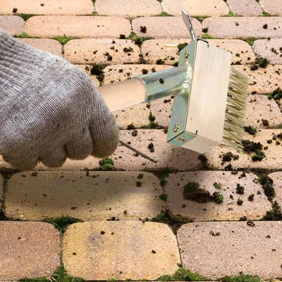 Mosverwijderaar Bestrating - Voegenreiniger Tuin - Terras Onderhouden - 45 Graden Hoekontwerp - 10 cm - Niet gespecificeerd — afbeelding 3