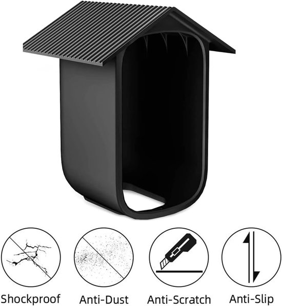 Siliconen beschermhoes/case/Geschikt voor de eufy Security eufyCam 2C Cam & eufyCam 2C Pro draadloze beveiligingscamera voor thuis en buiten, beschermt tegen UV-straling en regen. van Merkloos — afbeelding 3
