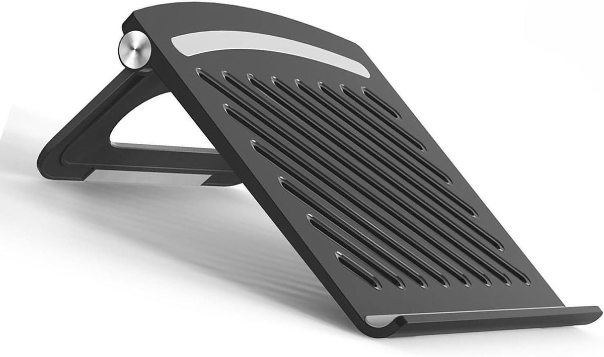 Laptop Standaard - Laptop Houder - Ergonomisch Werken - Opvouwbaar Ontwerp - N.v.t. - Zwart