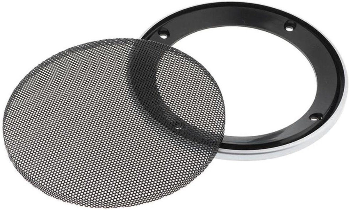 Subwoofer Rooster - Luidspreker Bescherming - Auto Audio - Stalen Gaas - 4-8 inch - Zwart
