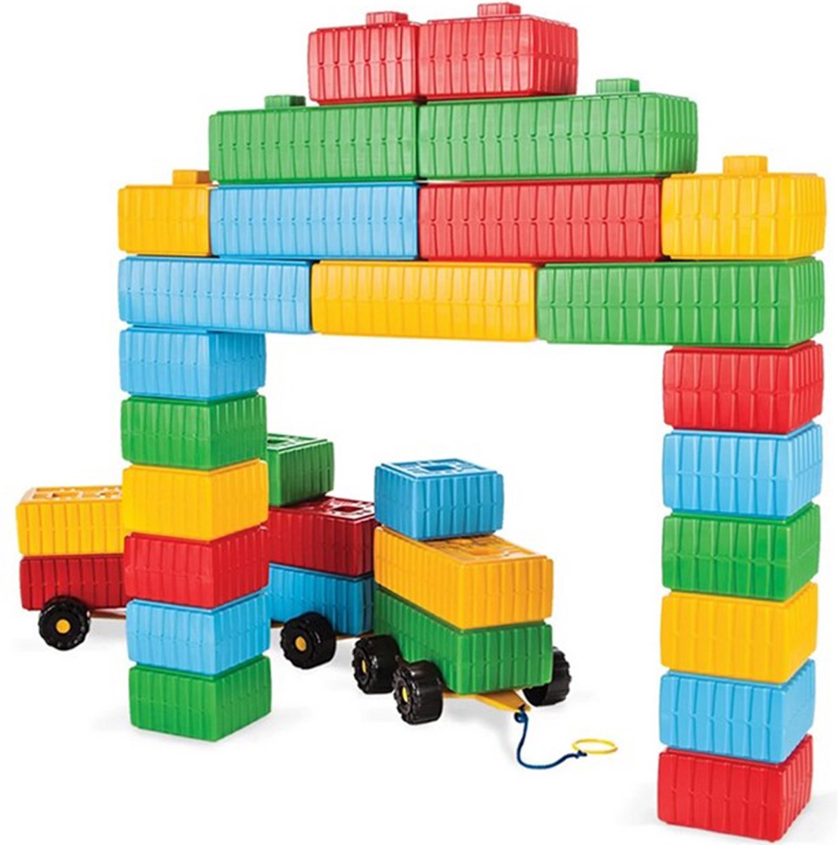 Woopie Bouwblokken Xxl Set Met Auto 43 St. - UNI