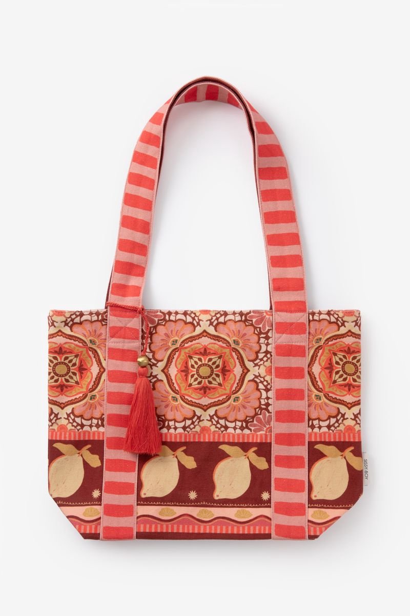 Sissy-Boy - Lichtroze shopper met print