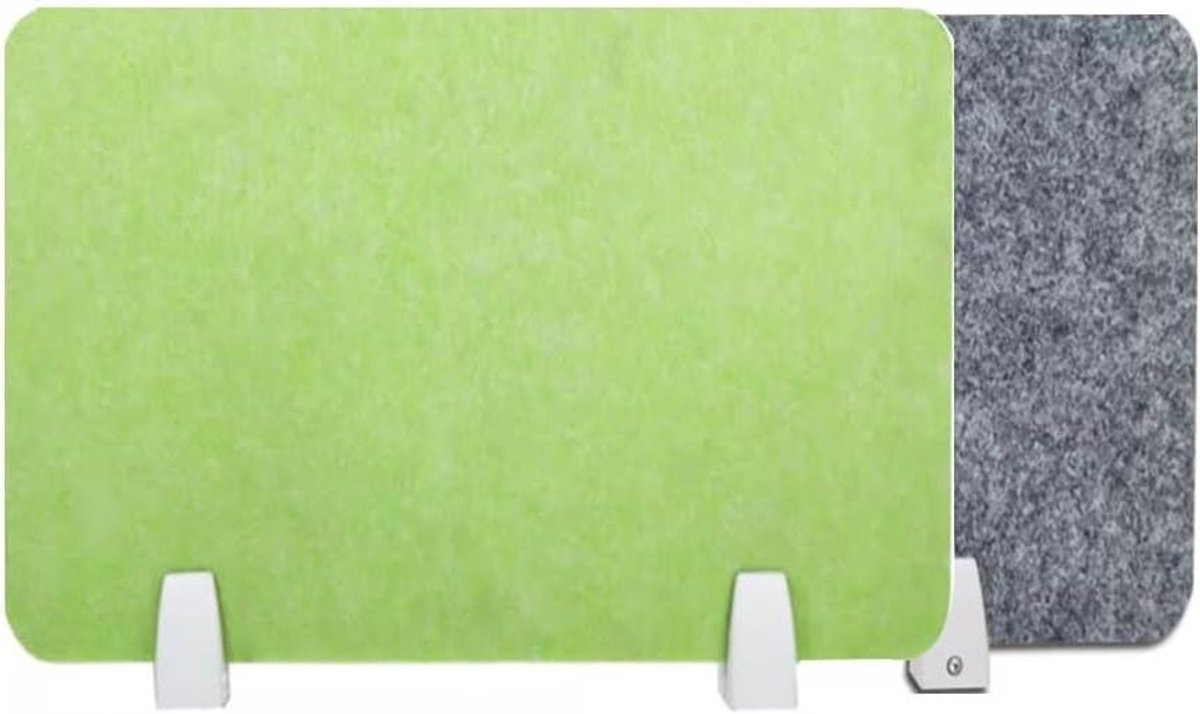 Bureau Privacy Divider - Bureau Scheidingswand - Werkruimte Verbeteren - Geluidsabsorberend Materiaal - 40x30cm - Grijs