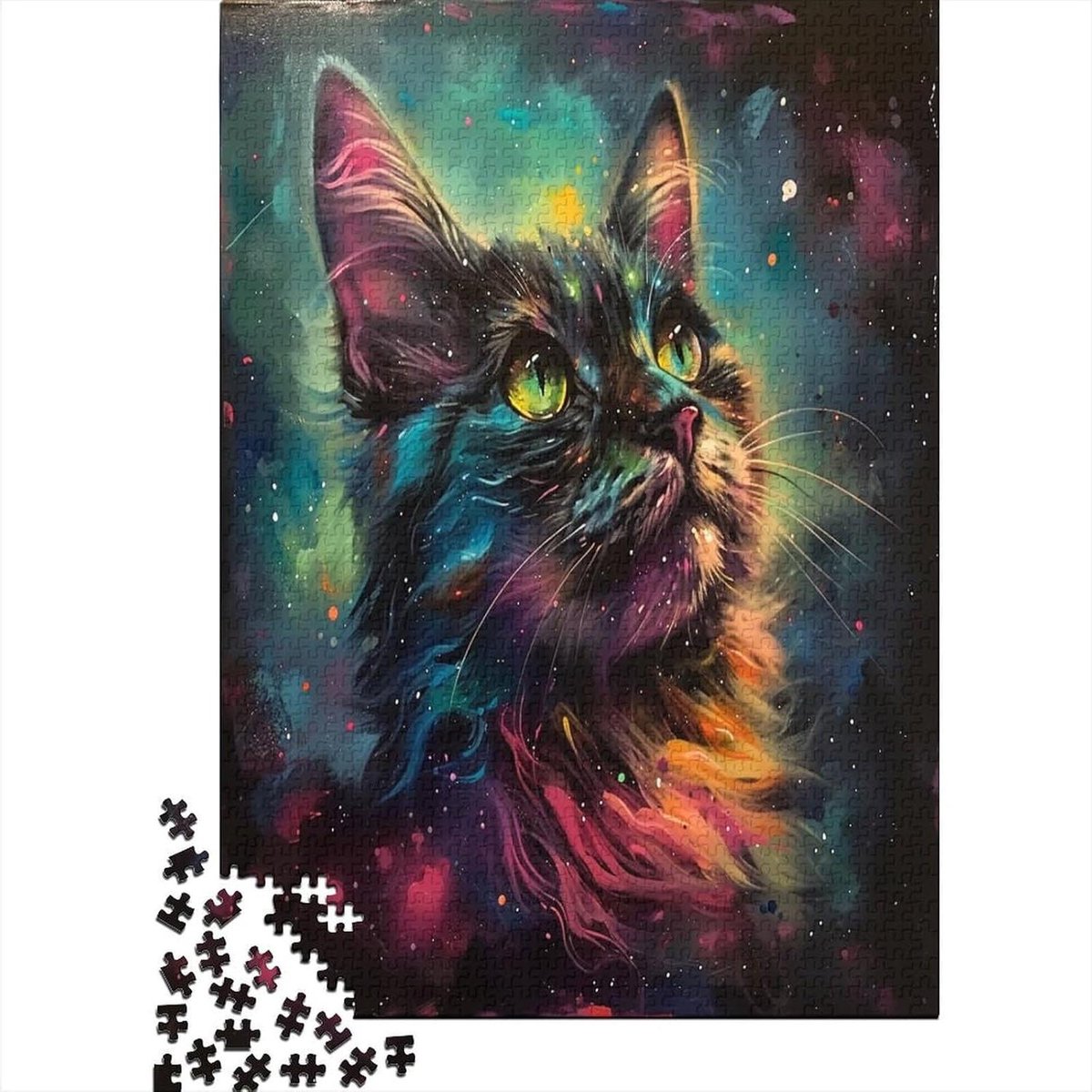 Legpuzzel Katten - Puzzel Volwassenen - Ontspanning Thuis - Letters op Achterkant - 75 x 50 cm - Stijl 18