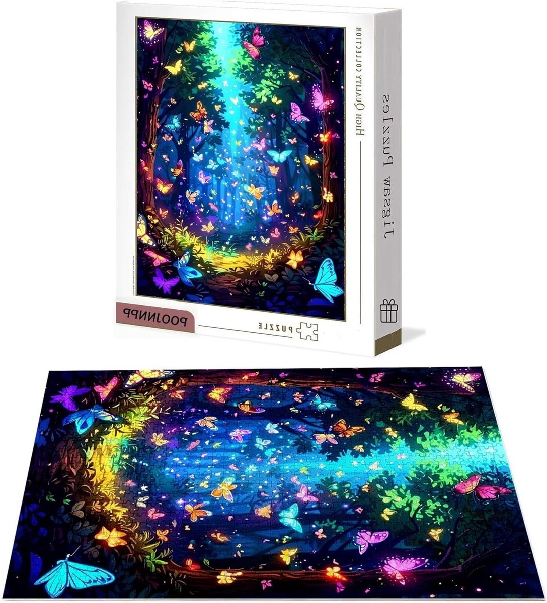 Sterrenhemel Puzzel - Legpuzzel Volwassenen - Ontspanning en Intelligentie - Met Letterbord op Achterkant - 122 x 81 cm