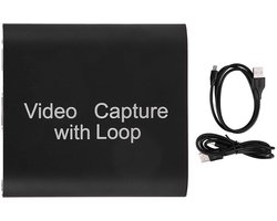 SolidChoice - HDMI Video Capture Card - 4K 1080P - Voor Gamers - Compatibel met Xbox PS5 Nintendo Switch - Streaming Video Vastleggen - Geschikt voor