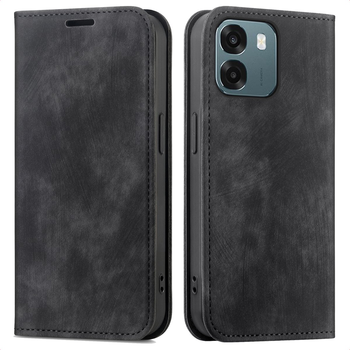 imoshion Hoesje - Geschikt voor Oppo A6 (5G) - Slim Bookcase - Zwart
