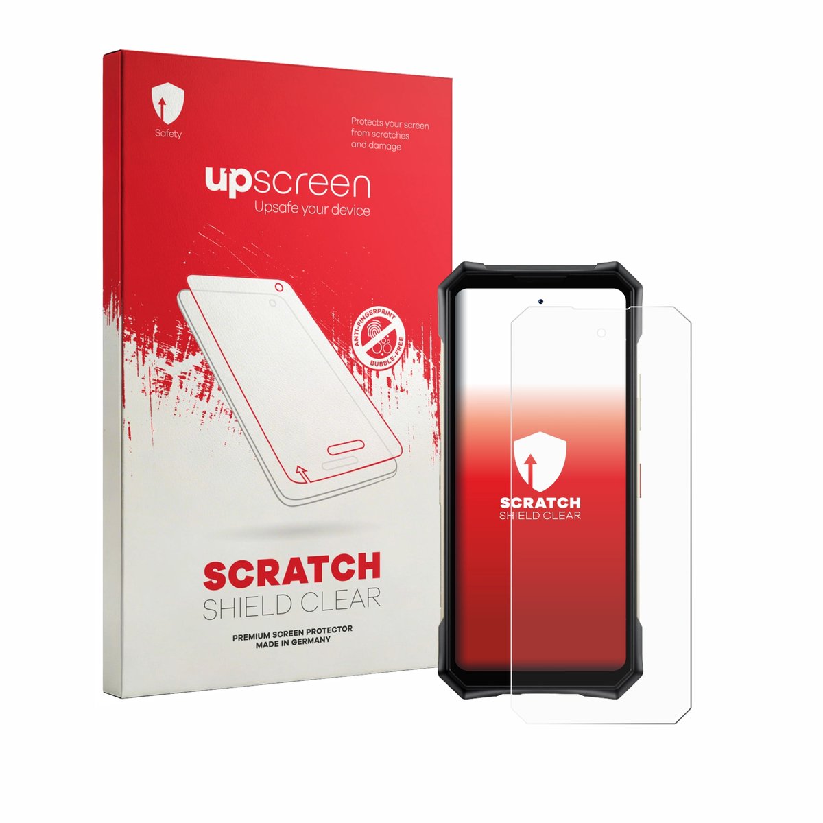 upscreen - Screenprotector voor Doogee S300 Pro - Folie Beschermfolie transparant