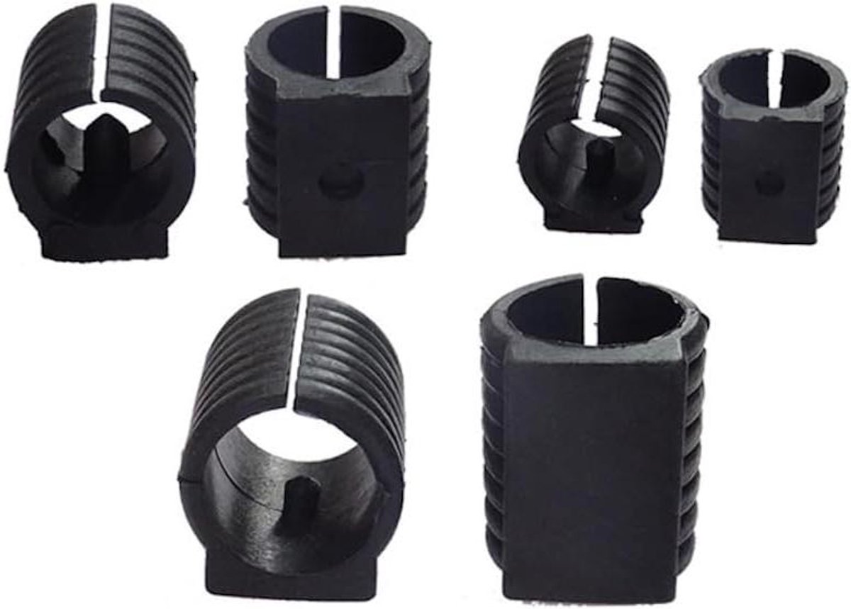 Stoelpootdoppen - Meubelbeschermers Vloerbeschermers - Meubels Beschermen - U-vormige Anti-slip - 32 mm - Zwart