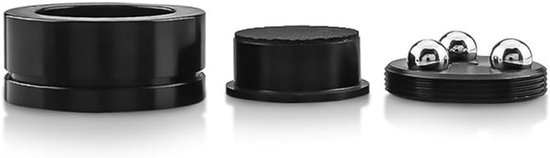 Luidspreker Isolatievoeten - Speaker Spikes Anti-Vibratie - Geluid Verbeteren - CNC-gefreesd Ontwerp - 39 x 17 mm - Zwart van Merkloos — afbeelding 2