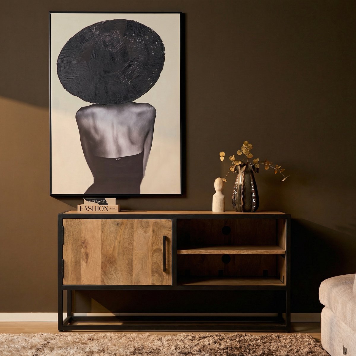 Starfurn Tv-meubel Dakota - Bruin - 45x100x50 cm
